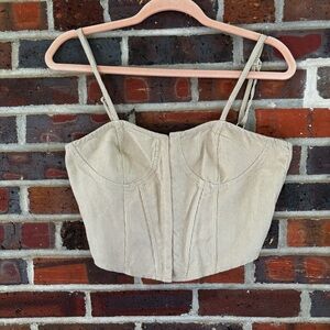 Cider Corset Crop Top Size Small NWT‎
